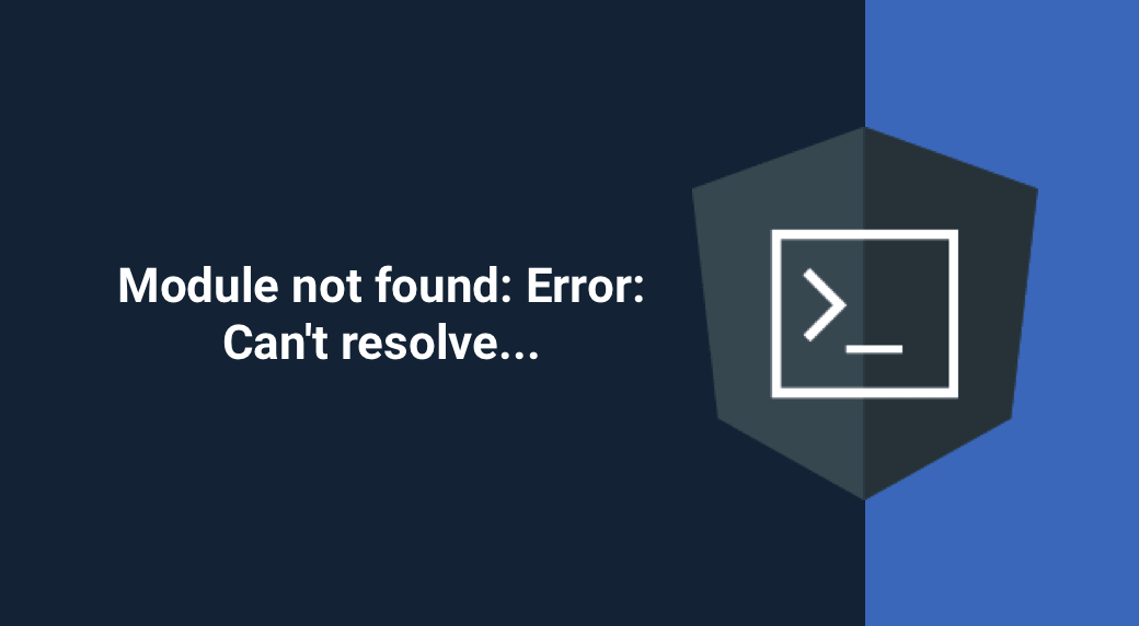 Angular CLI: "Module not found: Error: Can't resolve..."